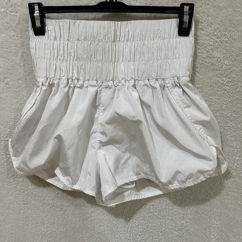 Free People Movement Shorts Women's Medium Running Activewear White